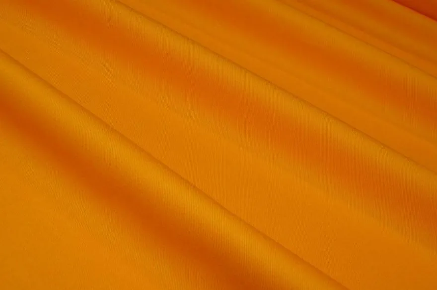 TESSUTO GABARDINE PURO COTONE GIALLO