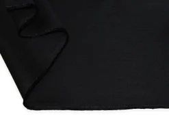 TESSUTO GABARDINE PURO COTONE PESANTE NERO
