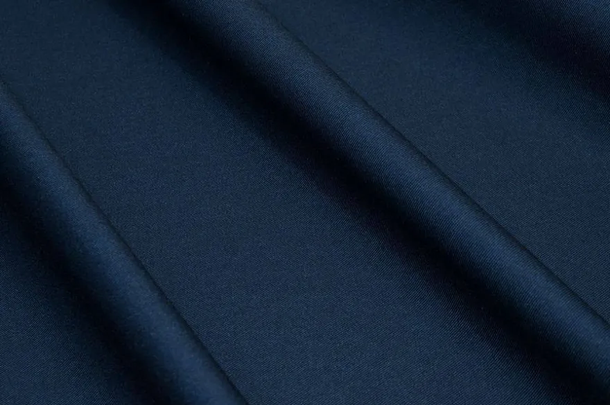 TESSUTO GABARDINE PURO COTONE BLU APERTO