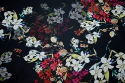 TESSUTO GABARDINE STREATCH FANTASIA FLOREALE 581
