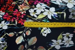 TESSUTO GABARDINE STREATCH FANTASIA FLOREALE 581