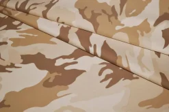 TESSUTO GABARDINE STREATCH FANTASIA MIMETICO SABBIA