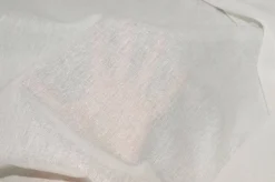 TESSUTO GARZA PURO COTONE BIANCO