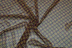 TESSUTO GEORGETTE FANTASIA GEOMETRICA