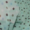 TESSUTO GEORGETTE POIS VERDE ACQUA
