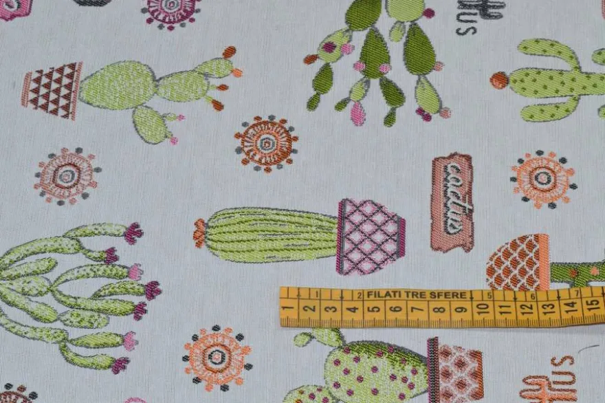 TESSUTO GOBELIN FANTASIA CACTUS