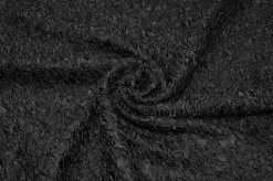 TESSUTO GOFFRATO STRETCH NERO