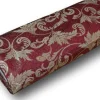 TESSUTO JACQUARD LUREX BORDEAUX/ORO