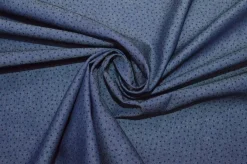 TESSUTO JEANS CHAMBRY CON MICRO POIS
