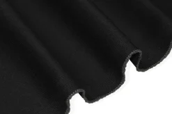 TESSUTO JEANS IN COTONE ELASTICIZZATO NERO