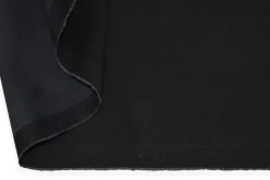 TESSUTO JEANS IN COTONE ELASTICIZZATO NERO