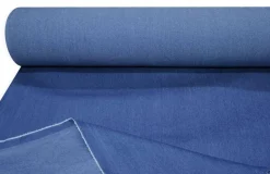 TESSUTO JEANS IN COTONE ELASTICIZZATO AZZURRO