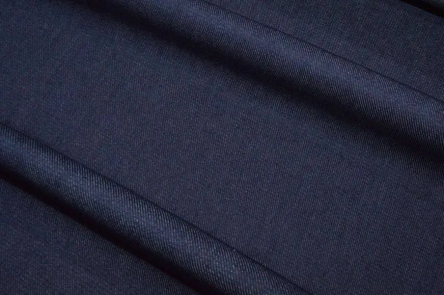 TESSUTO JEANS PURO COTONE BLU 345