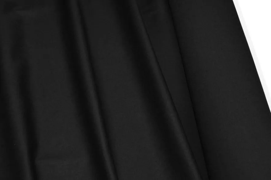 TESSUTO JEANS PURO COTONE ELASTICIZZATO NERO
