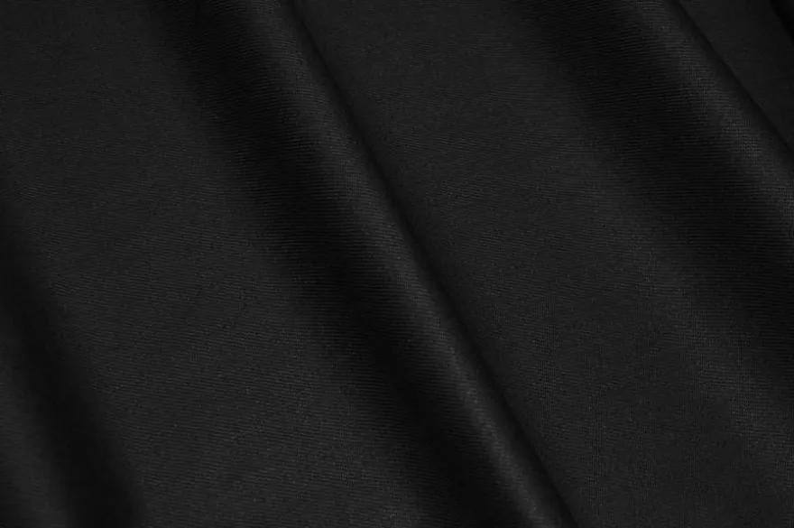 TESSUTO JEANS PURO COTONE ELASTICIZZATO NERO