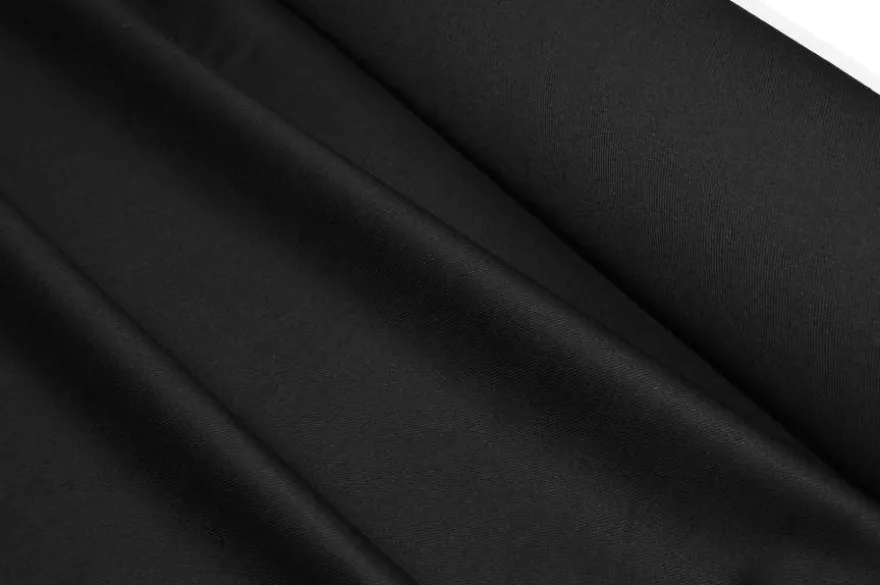 TESSUTO JEANS PURO COTONE ELASTICIZZATO NERO