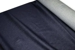 TESSUTO JEANS PURO COTONE STRETCH NON TRATTATO BLU
