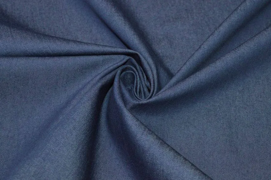 TESSUTO JEANS STRETCH AZZURRO
