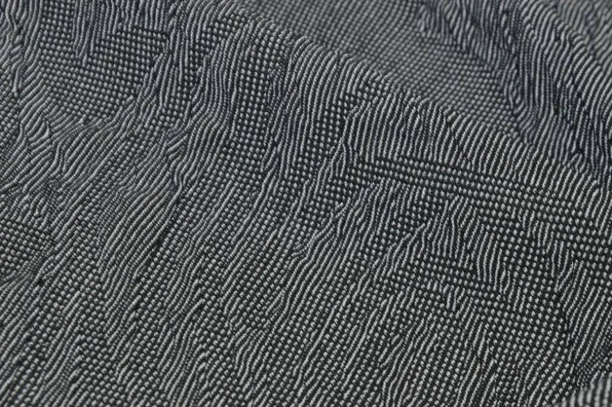 TESSUTO JERSEY BROCCATO GRIGIO
