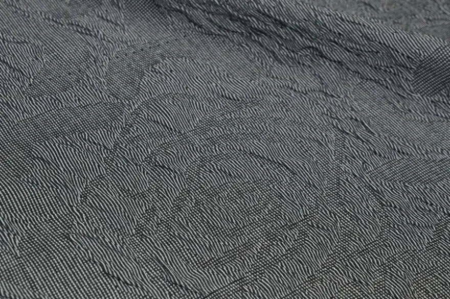 TESSUTO JERSEY BROCCATO GRIGIO