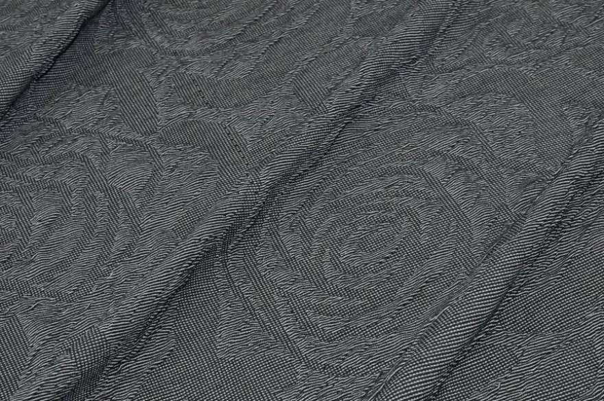 TESSUTO JERSEY BROCCATO GRIGIO