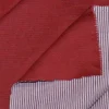 TESSUTO JERSEY COTONE DOUBLE-FACE ROSSO