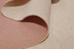 TESSUTO JERSEY IN VISCOSA DOUBLE ROSA E BEIGE