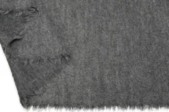 TESSUTO JERSEY LANA EFFETTO BOUCLE GRIGIO MELANGE
