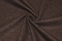 TESSUTO JERSEY MISTO LANA COTONE MARRONE BEIGE