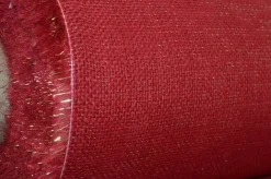 TESSUTO JUTA LUREX ROSSA