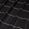 TESSUTO LANA STRETCH FINESTRATO NERO