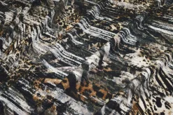 TESSUTO MAGLIA A COSTE FANTASIA SFUMATA ANIMALIER