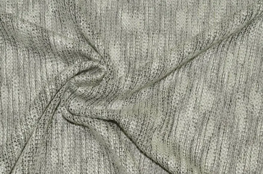 TESSUTO MAGLIA ARGENTO LUREX