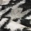 TESSUTO MAGLIA MISTO LANA PIED DE POULE BIANCO E NERO