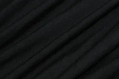 TESSUTO MAGLINA COTONE BIELASTICO NERO