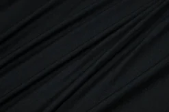 TESSUTO MAGLINA COTONE BIELASTICO NERO