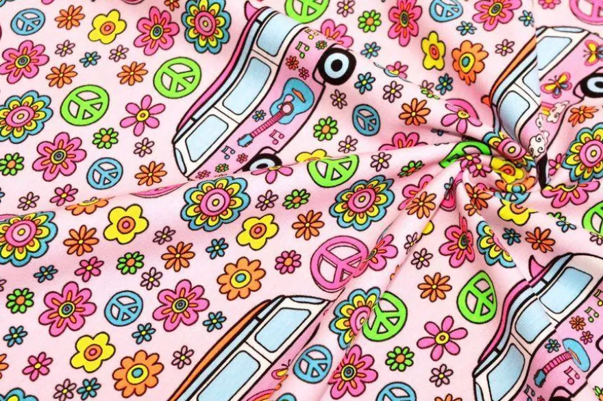 TESSUTO MAGLINA COTONE FANTASIA HIPPIE