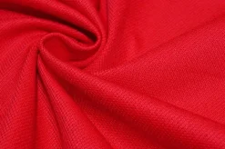 TESSUTO MAGLINA COTONE NIDO D'APE PER POLO ROSSO