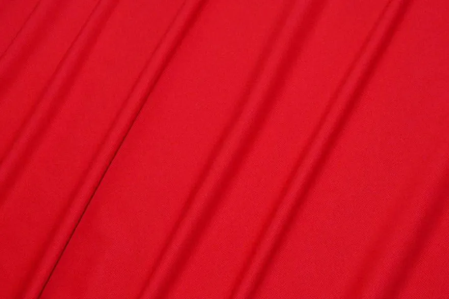 TESSUTO MAGLINA COTONE NIDO D'APE PER POLO ROSSO