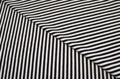 TESSUTO MAGLINA COTONE RIGHINO BIANCO NERO