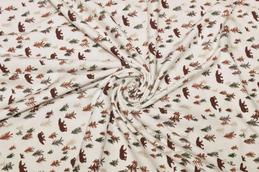 TESSUTO MAGLINA IN COTONE FANTASIA ORSETTI