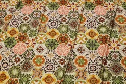 TESSUTO MAGLINA IN VISCOSA FANTASIA GEOMETRICA