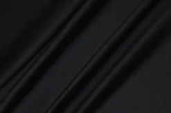 TESSUTO MAGLINA LUCIDA PURA VISCOSA NERO