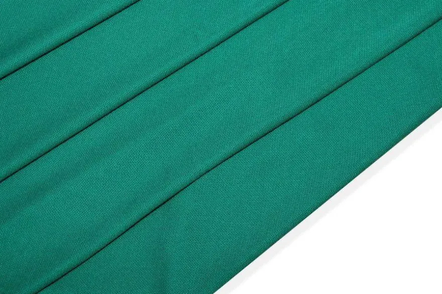 TESSUTO MAGLINA PURA VISCOSA MANO CREPE VERDE SMERALDO