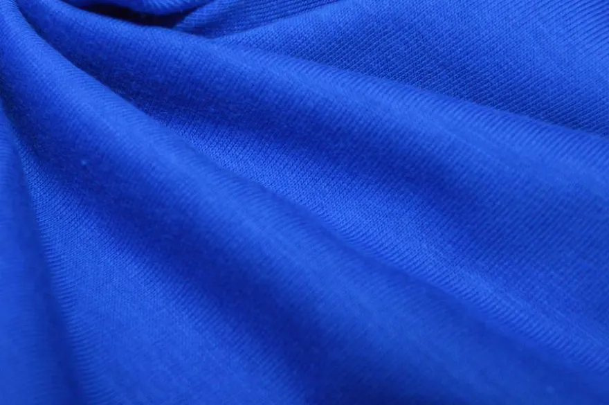 TESSUTO MAGLINA PURO COTONE BLUETTE