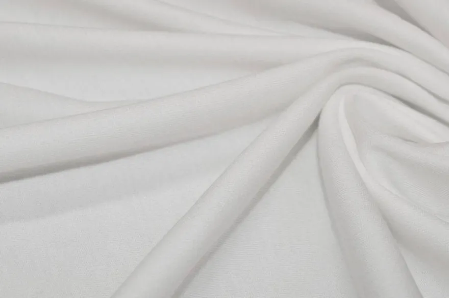 TESSUTO MAGLINA PURO COTONE BIANCO