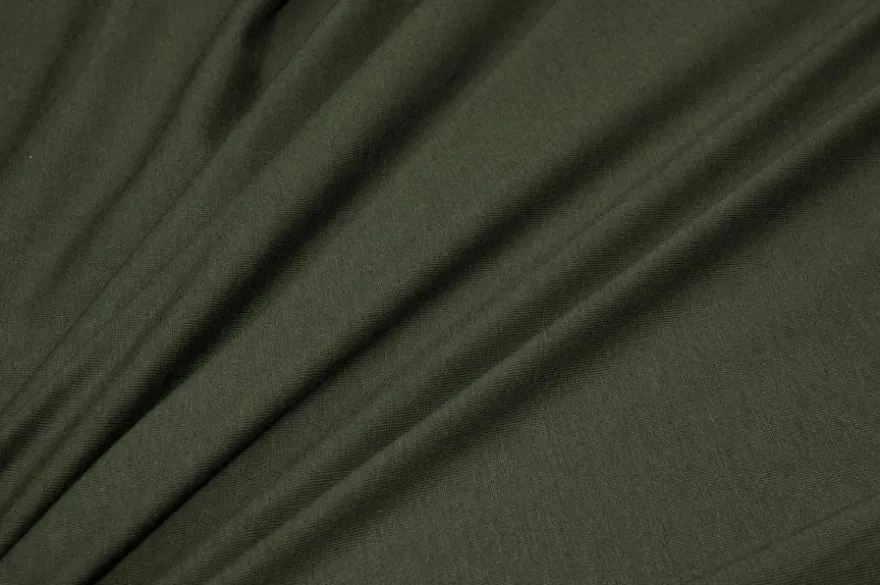 TESSUTO MAGLINA PURO COTONE VERDE MILITARE