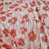 TESSUTO MAGLINA PURO LINO FANTASIA ANIMALIER ROSSO
