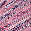 TESSUTO MAGLINA VISCOSA FANTASIA GEOMETRICA ROSA