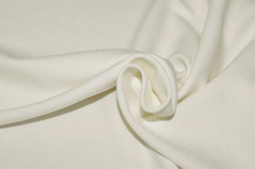 TESSUTO MAGLINA VISCOSA INTERLOCK PANNA